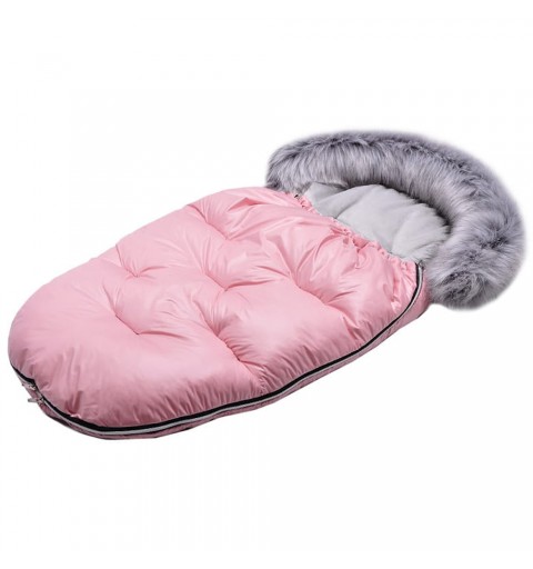 Śpiwór Kokon z Liskiem Matpol do wózka, sanek, Uniwersalny | Różowy